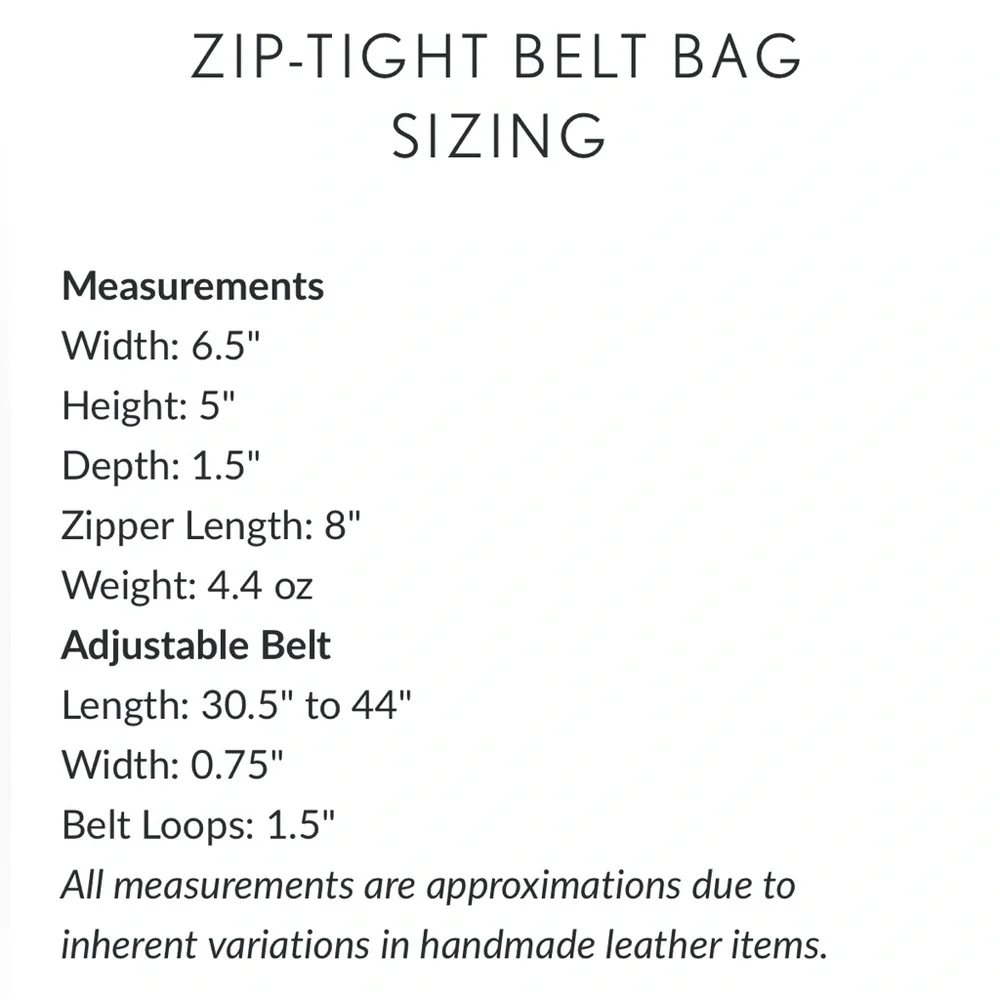 Portland Leather Women's Zip-Tight Belt Bag - Foxglove - Picture 5 of 5